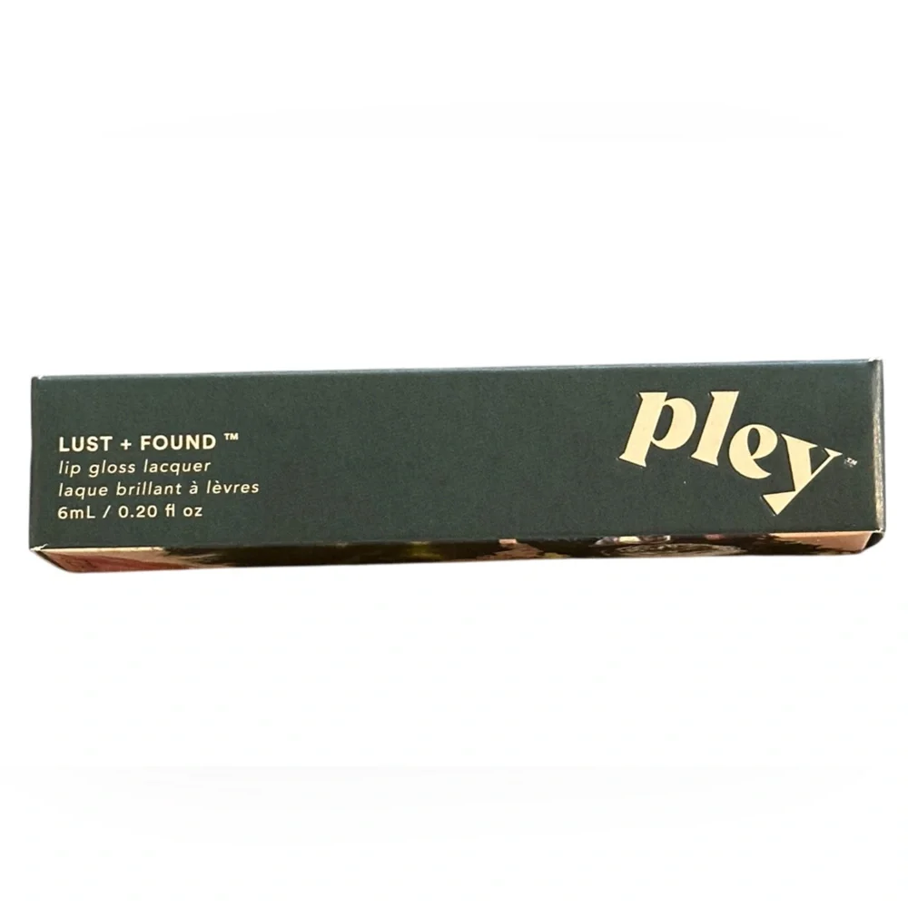 Pley Beauty Lust + Found Glossy Lip Lacquer Ethel Nude Rose NIB - Picture 6 of 8